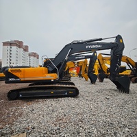 Excavatrice sur chenilles Hyundai 305LC-9S avec godet de creusement, moteur, pompe à engrenages, roulement - Équipement lourd d'occasion de 30 tonnes