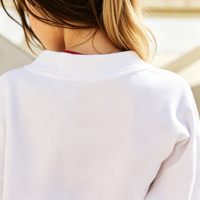 Sweat-shirt chaud à col montant pour femmes et adolescentes, modèle 2026, coupe oversize, court, à manches longues, ample, décontracté pour l'hiver