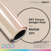 Stiker Mobil Kustom PET Flower Delight Pink PVC, Vinyl Pembungkus Mobil UV, Langsung dari Pabrik, Berubah Warna, Anti UV, Tahan Cuaca