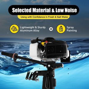 Motor fuera de borda de <span class=keywords><strong>gasolina</strong></span> refrigerado por aire de 4 tiempos 4 HP 55cc para barco pequeño 1 L tanque de aire Motor fuera de borda de <span class=keywords><strong>gasolina</strong></span> - Product Image 5
