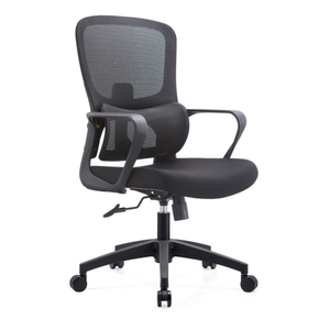Cadeira de Escritório de Malha com Design Moderno e Suporte Lombar Ajustável Cadeira Giratória de Trabalho com Braços Fixos para Home <span class=keywords><strong>Office</strong></span> - Product Image 1