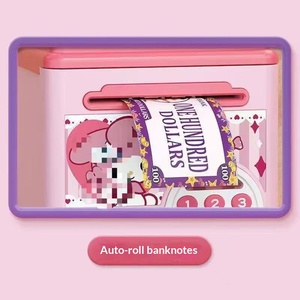 Tirelire pour enfants de 7 à 12 ans, avec enroulement automatique des billets, verrouillage par empreinte digitale et mot de passe, simulation sonore et lumineuse, intelligente - Product Image 2