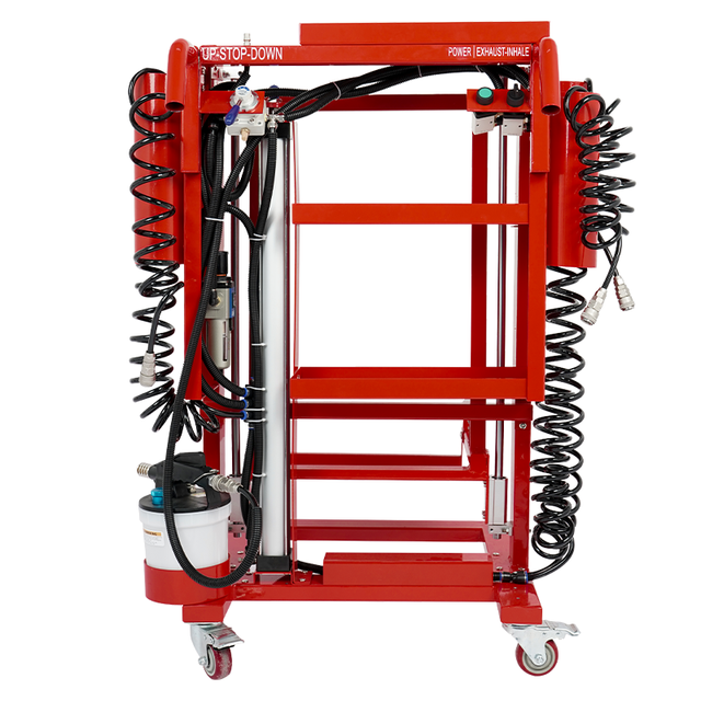 Red Tire Lift Tool & Wheel Lifter for Vehicle Repair-13-Month Warranty