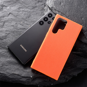 Custodia in Nylon intrecciato 3D per <span class=keywords><strong>Samsung</strong></span> Galaxy S23 S22 S21 Plus Ultra <span class=keywords><strong>S20</strong></span> <span class=keywords><strong>FE</strong></span> S10 nota custodia protettiva in tessuto traspirante con bordo morbido Funda - Product Image 6