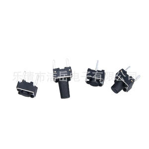 Interrupteur tactile double pignon Lqjy 6x6 à tête ronde 50V IP40 avec broches en laiton pour produits électriques - Product Image 3