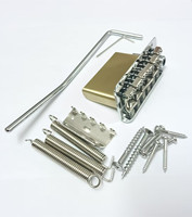Brass Block ST Tremolo Bridge Vintage Saddles 6-Point 52.5mm String Spacing Tremolos