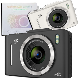 Cámara Digital SourcingArk 4K con Zoom Óptico 16X, Sensor CCD de 48MP, Apuntar y Disparar, con Detección Facial y Pantalla de 2.8 Pulgadas H16 - Product Image 1