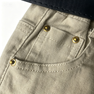 Pantalones Largos Rectos para Niños Pequeños, Transpirables, de Nailon/Algodón, Casuales, Deportivos, con Cintura Elástica para Jugar y Actividades - Product Image 6