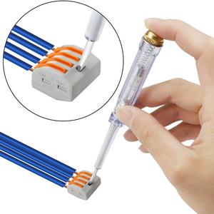 Connecteur de câblage pour bornier PCT, sans vis, à branchement rapide, en matériau PC ignifuge, pour électriciens - Product Image 2