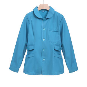 Invernale <span class=keywords><strong>blu</strong></span> uniforme <span class=keywords><strong>ospedaliera</strong></span> di alta qualità per donne medico e infermiere Design del colletto superiore - Product Image 2