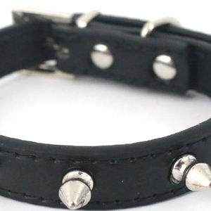 Collier de luxe pour chien modèle YM1079, à dégagement rapide, étanche, léger, avec rivet de style western personnalisable en PU de 2,5x55 cm - Product Image 5
