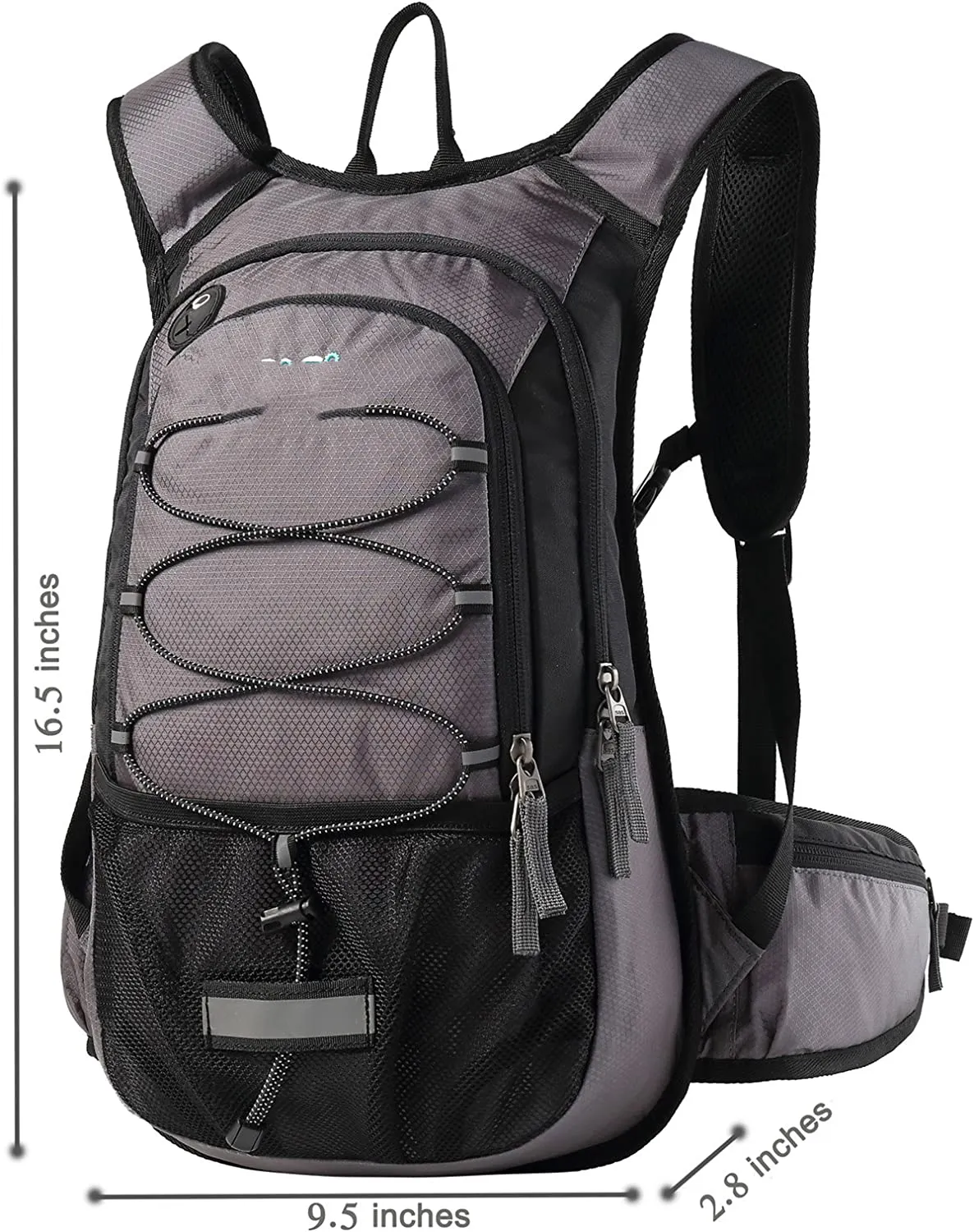 Isolierter Trink rucksack mit 2L BPA-freier Blase zum Laufen, Wandern, Radfahren, Camping