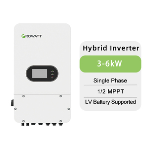 Growatt อินเวอร์เตอร์ไฮบริด <span class=keywords><strong>SPM</strong></span> 3000-6000TL-HU เฟสเดียวระบบสุริยะ - Product Image 1