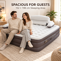 Matelas Gonflable Multicolore Tout Usage avec Dossier – Nouveau Mobilier de Maison pour une Séjour Confortable au Parc