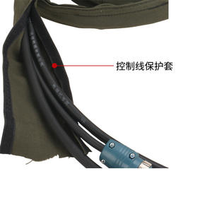 Funda de cable en espiral Ottel Canvas 598623 para soldadura y corte, protege cables, fabricada en Shandong. - Product Image 3