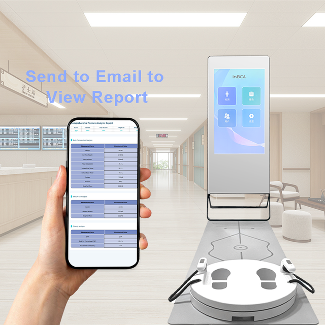 Digital 3D Body Composition Posture Scanner Real-Time Alignment Health Feedback OEM/ODM Customizable Touchscreen Medical Device