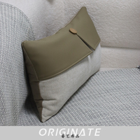 RUIYI moderne haute qualité boucle moyenne taie d'oreiller décorative couture taille housse de coussin pour la maison salon hôtel