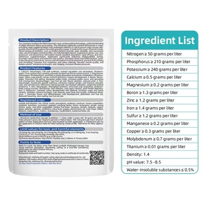 Suplemento Nutritivo Líquido Orgánico para Cultivos de Campo, Fertilizante Micronutriente Soluble en Agua - Product Image 5
