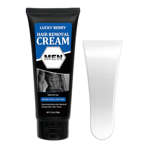 Crème dépilatoire douce pour le corps en gros OEM ODM, faible MOQ, logo personnalisé, prix direct usine pour hommes - Product Image 1