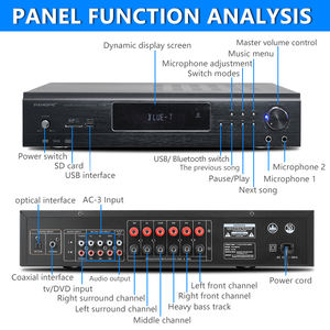 <span class=keywords><strong>5.1</strong></span> 홈시어터 6채널 하이파이 파워 앰프 BT AV 노래방 서브우퍼 오디오 홈 스피커 시스템 - Product Image 5