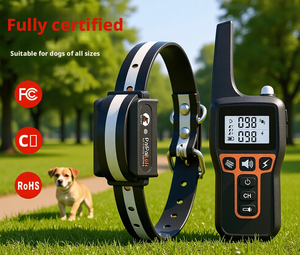 <span class=keywords><strong>Collar</strong></span> de Adiestramiento para Perros Multifunción, Recargable, Impermeable <span class=keywords><strong>IPX7</strong></span>, de Plástico, Antiladridos, con Vibración, Sonido y 1 Año de Duración de la Batería - Product Image 2