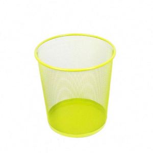Home or <b>Office</b> Metal square Waste Can Paper Wastebasket Garbage Container Bin for Bathrooms Metal Trash Basket - Product Image 5