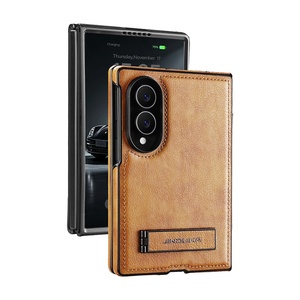 เคสโทรศัพท์มือถือหนัง PU สำหรับธุรกิจ สำหรับ Samsung Z Fold 8 Ultra 3 4 5 6 7 พร้อมขาตั้งแบบซ่อน ป้องกันการกระแทก - Product Image 1