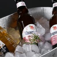 Seau à glace en fer galvanisé multi-tailles de conception classique Seau à bière en métal en fer blanc