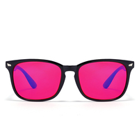Firstsense - Gafas con Logotipo Personalizado, Nuevo Diseño Unisex, Montura TR, Montura Óptica Cuadrada de Alta Calidad, Lentes Naranjas, Bloqueador de Luz Azul