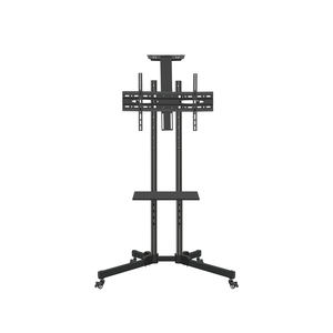 Carrello porta <span class=keywords><strong>TV</strong></span> da pavimento <span class=keywords><strong>moderno</strong></span> Design porta <span class=keywords><strong>TV</strong></span> con ruote carrello <span class=keywords><strong>TV</strong></span> <span class=keywords><strong>Mobile</strong></span> regolabile - Product Image 1