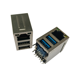 Kép USB RJ45 nối <span class=keywords><strong>Modular</strong></span> Jack RUC-161A9RJF 1000 cơ sở-t Ethernet kết nối với xếp chồng lên nhau transformers1x3 RJ45 kết nối - Product Image 2