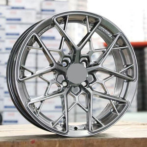 Jantes de voiture universelles en alliage d'aluminium Hyper Black <span class=keywords><strong>15</strong></span> 16 17 18 19 <span class=keywords><strong>pouces</strong></span>, jantes de voiture Flow Forming, Rines Mags Factory - Product Image 1