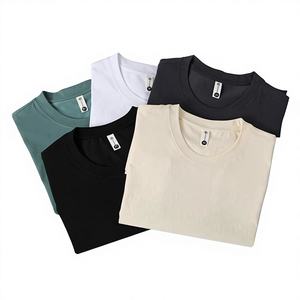 Camisetas Lisas Unisex de Manga Corta con Cuello Redondo, Tallas Grandes hasta 5XL, 220 g/m², 100% Algodón, Sensación Fresca Solona, Venta al Por Mayor Directa de Fábrica - Product Image 1