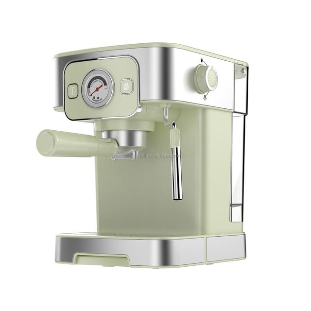 Modern Portable Electric Coffee Maker with Single Pump Espresso & Milk Foaming for Household Use