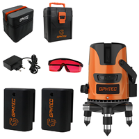 5 lignes 6 points 360 degrés Laser Land Leveler Transmetteur Vert Nivellement Laser Niveaux