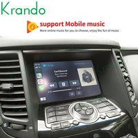 Krando Carplay Boîte d'interface pour Infiniti G25 G37 Q40 JX35 M37 M25 M35 M65 Q70 QX50 QX60 QX80 2008 - 2011 Module de caméra arrière