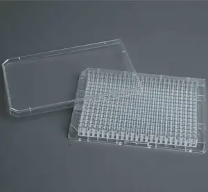Alpha Plus UV Assay Microplates tissue culture plate disposable flat bottom 384 well polystyrene clear