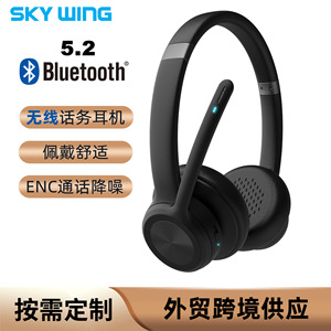 <b>Wireless</b> Over Ear Headphones <b>Bluetooth</b> ENC Noise Cancelling Dynamic Driver Touch Control Sports Gaming Earphone - Product Image 5