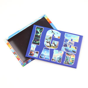 Aimant de réfrigérateur en tôle personnalisé avec logo, souvenir d'<span class=keywords><strong>Islande</strong></span>, pays, ville, <span class=keywords><strong>voyage</strong></span> - Product Image 1