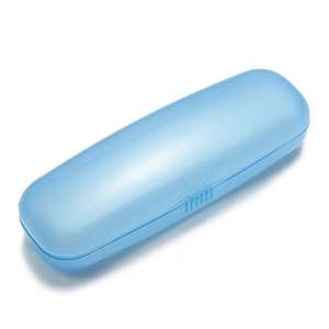 Étui à lunettes en plastique épaissi ZT, rectangulaire, couleur unie, léger, résistant à la pression, boîte de rangement pour lunettes optiques, automne 2023 - Product Image 2