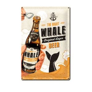 Classic Vintage Beer Signs Nostalgic Tin Wall Art for Bar Cafe Decor, Rustic Style Metal <b>Sign</b> - Product Image 5