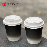 Conception de logo colorée 4oz 5oz 8oz 12oz 16oz 26oz et 32oz bol de crème glacée tasses en papier de crème glacée