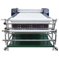 Machine à calandre semi-automatique pour le transfert thermique manuel de textiles grand format pour l'impression par sublimation pour restaurants