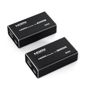 Syong HDMI Extender 196ft trên CAT5e CAT6 cáp <span class=keywords><strong>Ethernet</strong></span> 1080P Full <span class=keywords><strong>HD</strong></span> hỗ trợ HDMI 1.4 âm thanh video máy phát và máy thu - Product Image 1