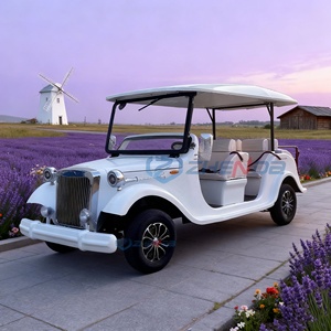 Carrito Turístico Eléctrico Zhenda, Diseño Clásico Abierto, 8 Plazas, Color Blanco, Acero Q235B, para Recorridos en Parques - Product Image 1