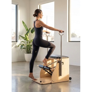 Set de 5 Piezas de Reformer Cadillac de Pilates de Madera de Arce de Grado Industrial con <span class=keywords><strong>Silla</strong></span> Wunda para Compra en Lote para Gimnasios Profesionales - Product Image 4