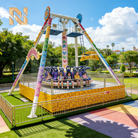 Manège à Bascule Géante d'Extérieur Nova Rides 24P BP-U-24-LM pour Adultes, à Entraînement par le Bas, pour Parc d'Attractions
