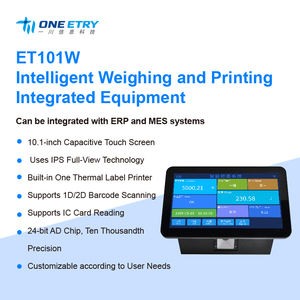 Sistema de Pago por Peso ET101W |   Terminal Inteligente de Seguimiento de Producción y <span class=keywords><strong>Salario</strong></span> por Pieza, Precisión de 0.1g, 1 Año para Fábrica de Ropa - Product Image 6