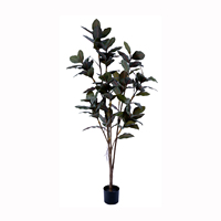 Plantes Artificielles : Arbre de Chêne Réaliste, Faux Ficus en Pot, Figue à Feuilles de Violon pour Décoration Intérieure, Aménagement Paysager Écologique