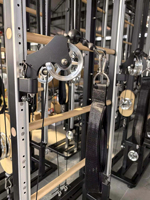 Tour de suspension Pilates à tension réglable, station de poulies verticale multifonctionnelle pour entraînement de force, machine Reformer Pilates